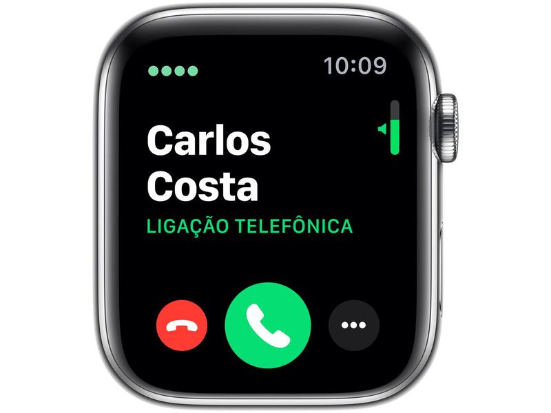 Apple Watch Series 5 (GPS + Cellular) 44mm - Caixa Aço Inoxidável